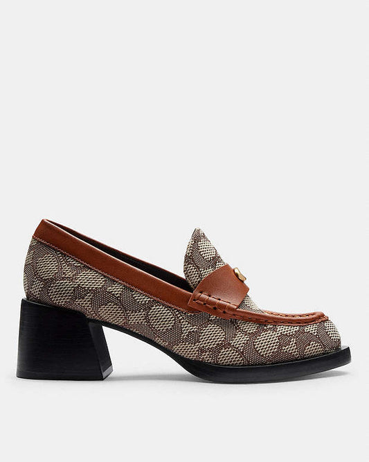 Natalie Loafer In Signature Textile Jacquard