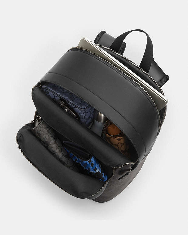 Coach West Backpack in Signature Canvas