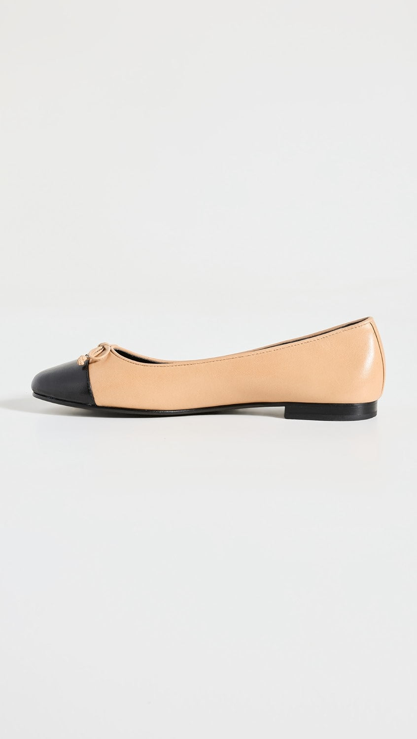 Cap Toe Ballet Flats