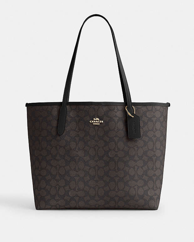 City Tote Bag In Signature Canvas