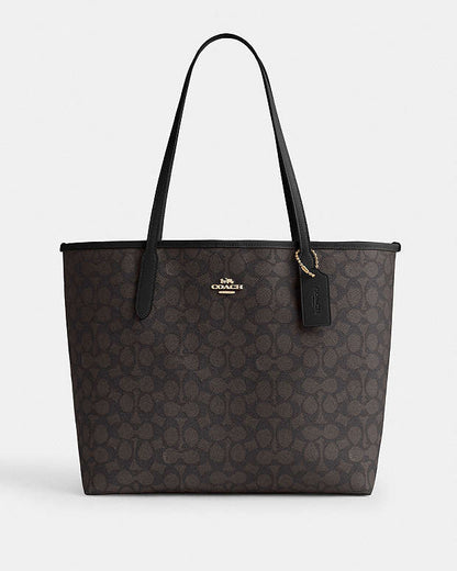 City Tote Bag In Signature Canvas