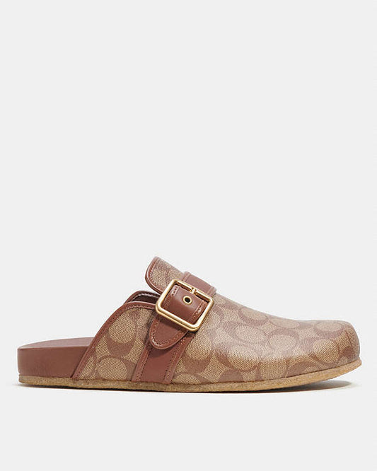 Benjamin Clog Sandal in Sig Canvas