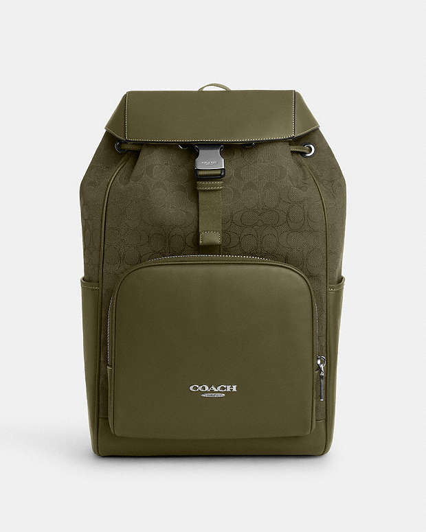 Racer Backpack In Signature Jacquard