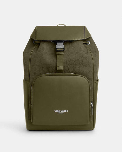 Racer Backpack In Signature Jacquard
