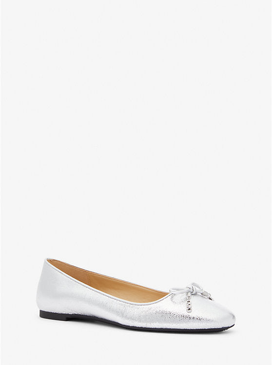 Nori Flex Metallic Leather Ballet Flat