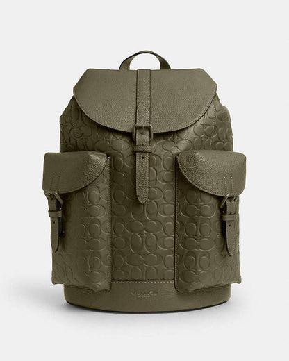 Warner Backpack In Signature Leather