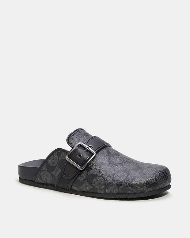Benjamin Clog Sandal in Sig Canvas