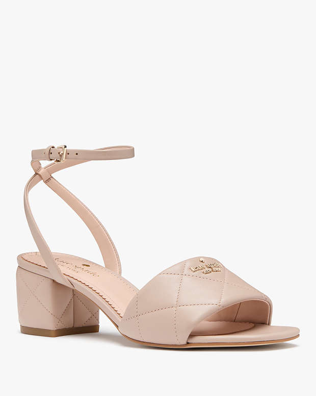 Pillow Smooth Leather Mid Ankle Strap Sandal