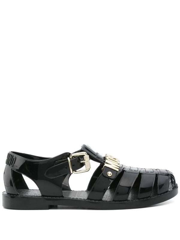 Moschino Logo Jelly Sandal