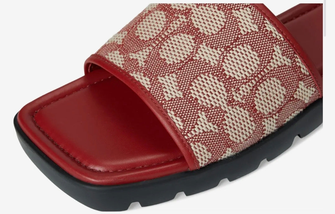 Florence Sandals In Signature Textile Jacquard