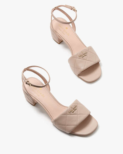 Pillow Smooth Leather Mid Ankle Strap Sandal