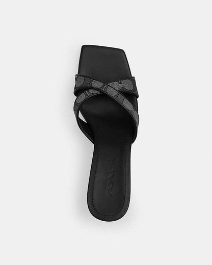 Coach Criss Cross Wedge Sandals