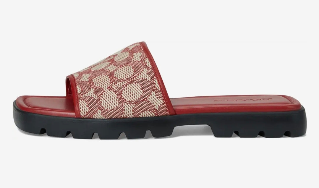 Florence Sandals In Signature Textile Jacquard