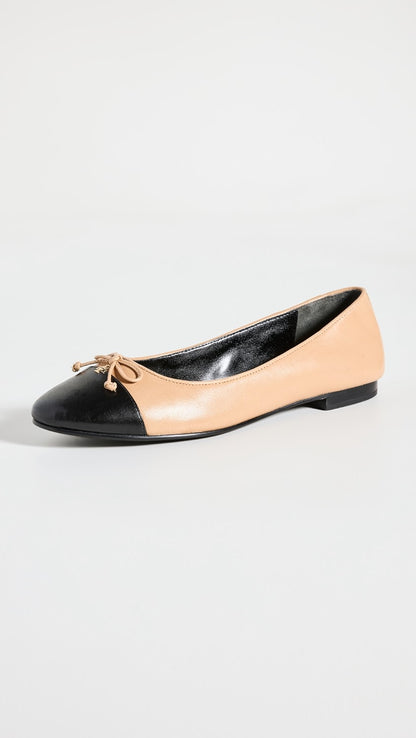 Cap Toe Ballet Flats