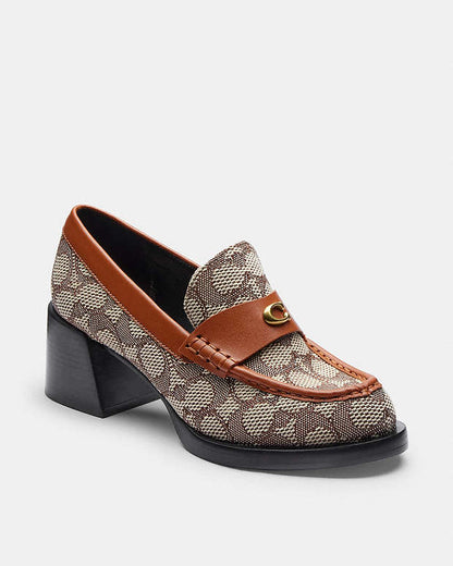 Natalie Loafer In Signature Textile Jacquard
