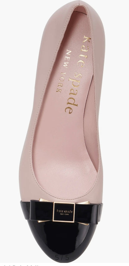 KSNY Bowdie Cap Toe Pumps
