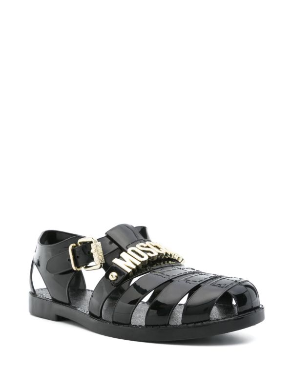 Moschino Logo Jelly Sandal
