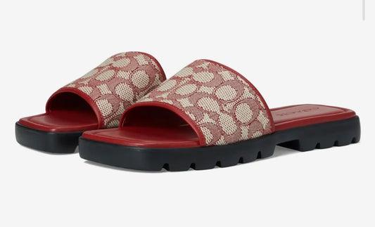 Florence Sandals In Signature Textile Jacquard