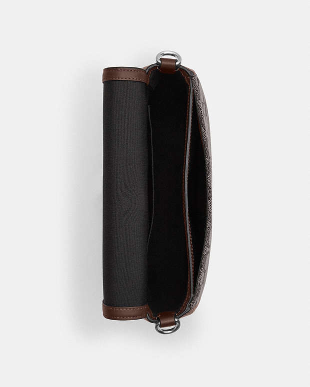 Amelia Saddle Bag In Signature Jacquard