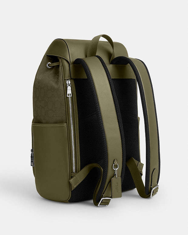 Racer Backpack In Signature Jacquard