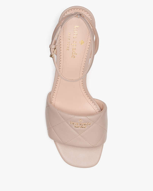 Pillow Smooth Leather Mid Ankle Strap Sandal