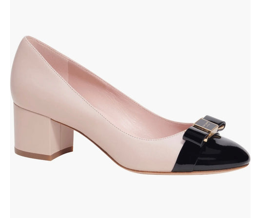 KSNY Bowdie Cap Toe Pumps