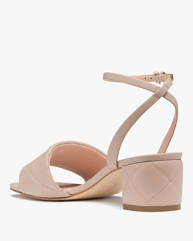 Pillow Smooth Leather Mid Ankle Strap Sandal