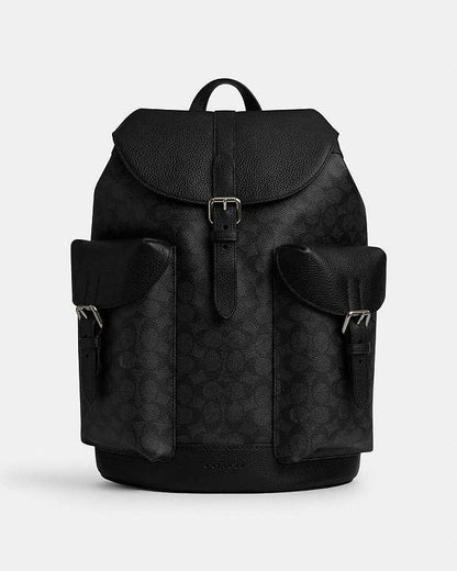 Warner Backpack In Signature Leather
