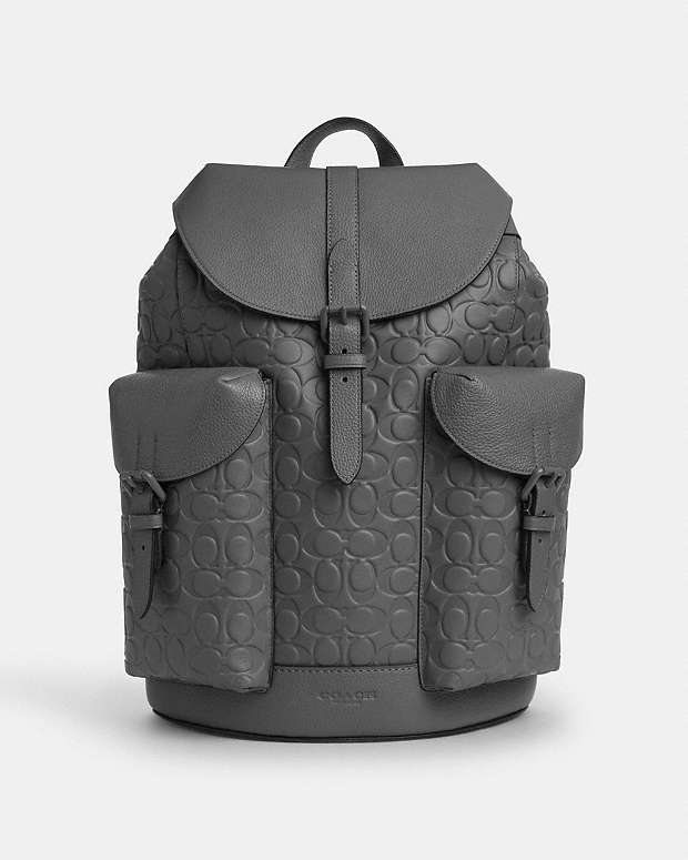 Warner Backpack In Signature Leather