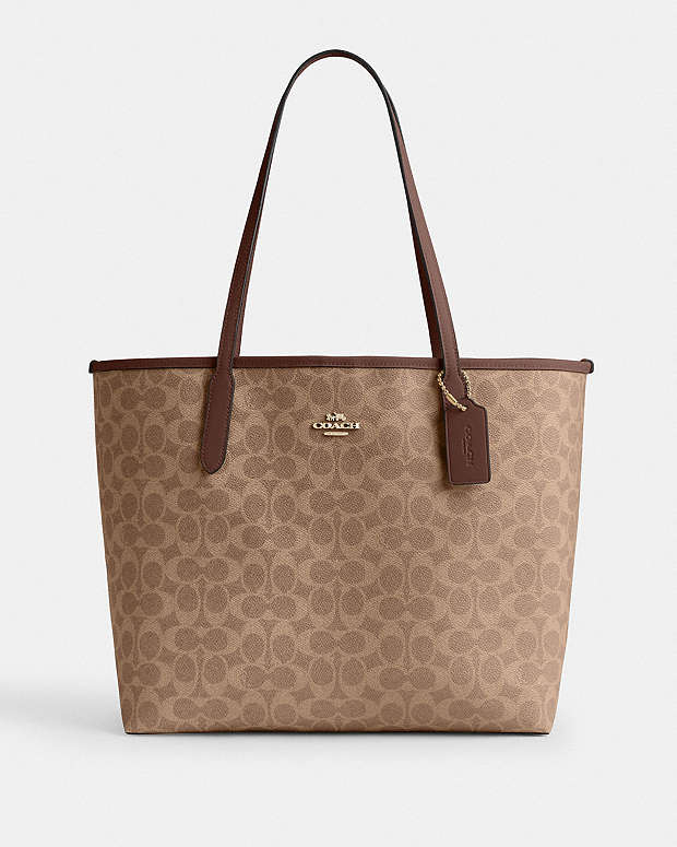 City Tote Bag In Signature Canvas