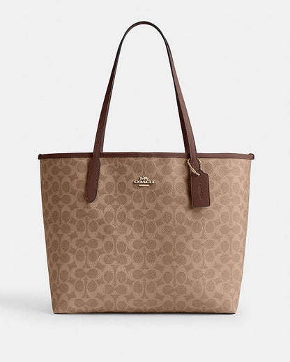 City Tote Bag In Signature Canvas