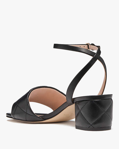 Pillow Smooth Leather Mid Ankle Strap Sandal