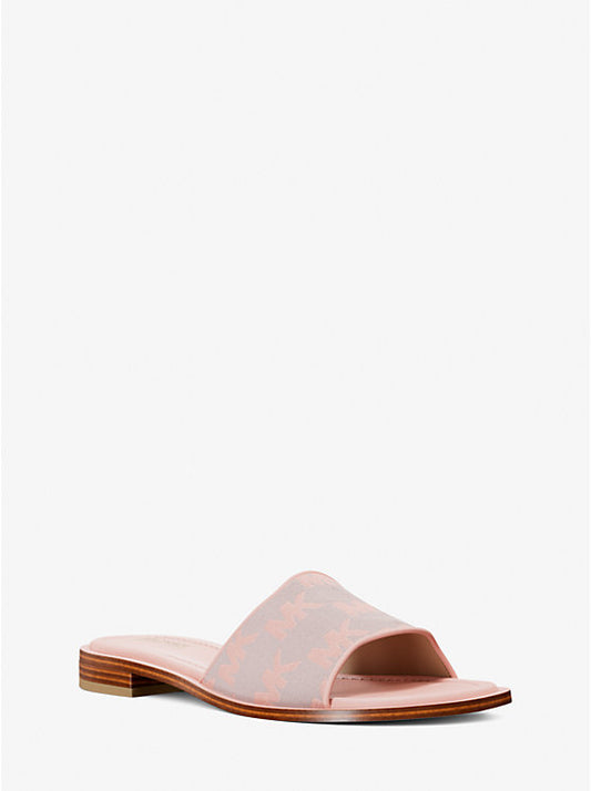 Logo Jacquard Slide Sandal