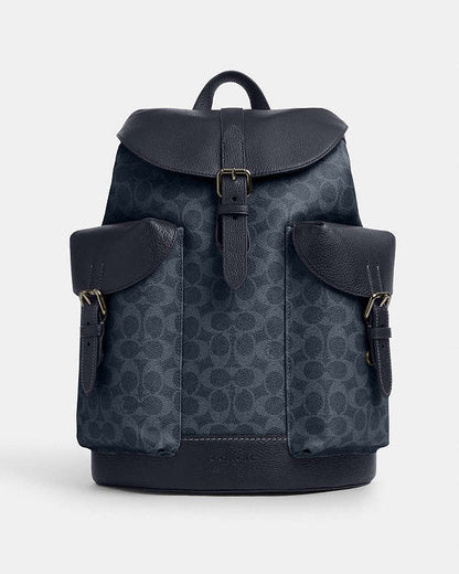 Warner Backpack In Signature Leather