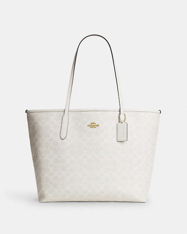 City Tote Bag In Signature Canvas